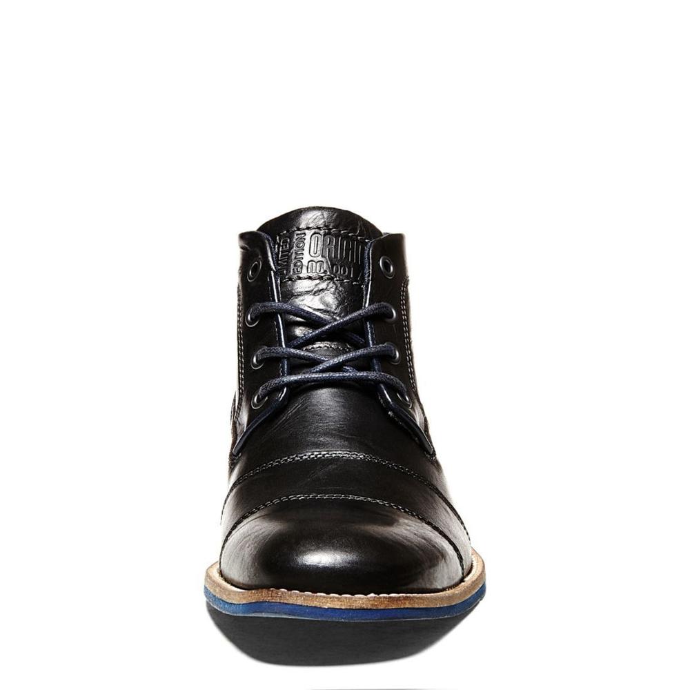 Steve Madden Men KRAMERR BLACK LEATHER