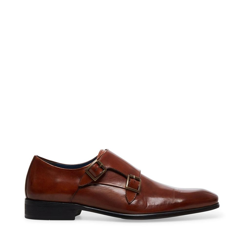 Steve Madden Men BEAUMONT COGNAC LEATHER