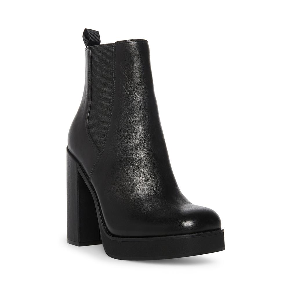 Steve Madden Women TRIPLE BLACK LEATHER - Click Image to Close