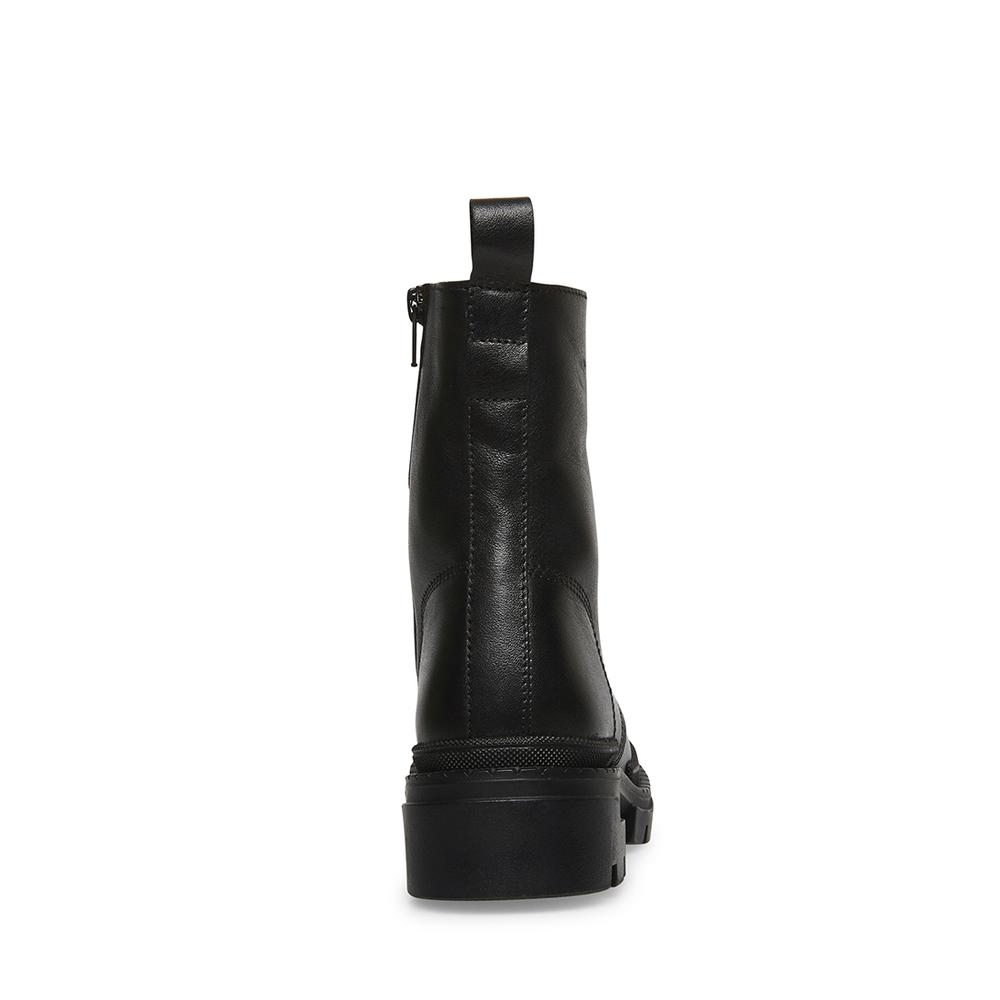 Steve Madden Women JAMISYN BLACK LEATHER