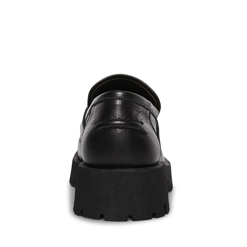 Steve Madden Women LAWRENCE BLACK LEATHER