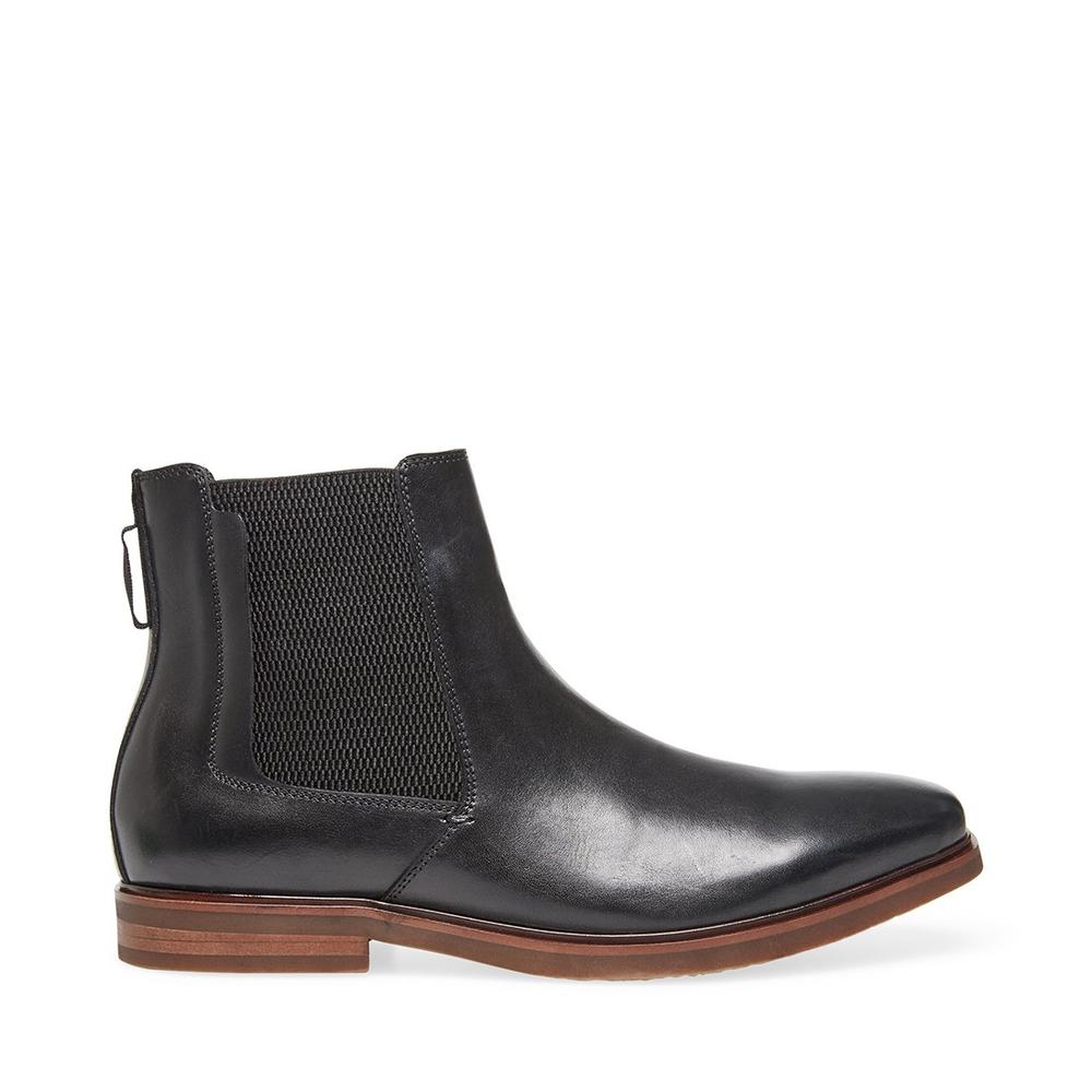 Steve Madden Men INFORMOR BLACK LEATHER