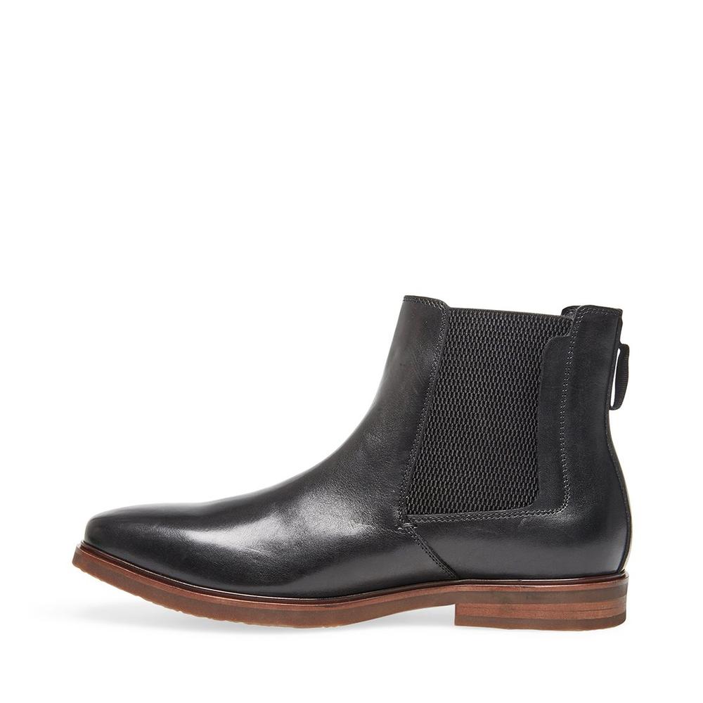 Steve Madden Men INFORMOR BLACK LEATHER