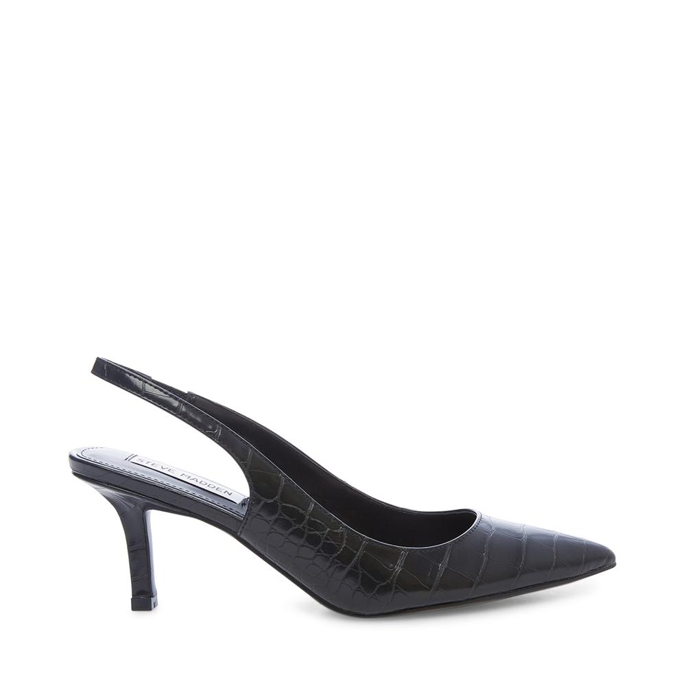 Steve Madden Women LYNX BLACK CROCODILE