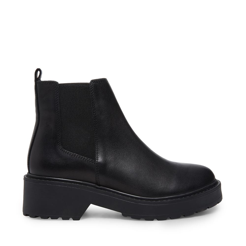 Steve Madden Women TYCLONE BLACK LEATHER