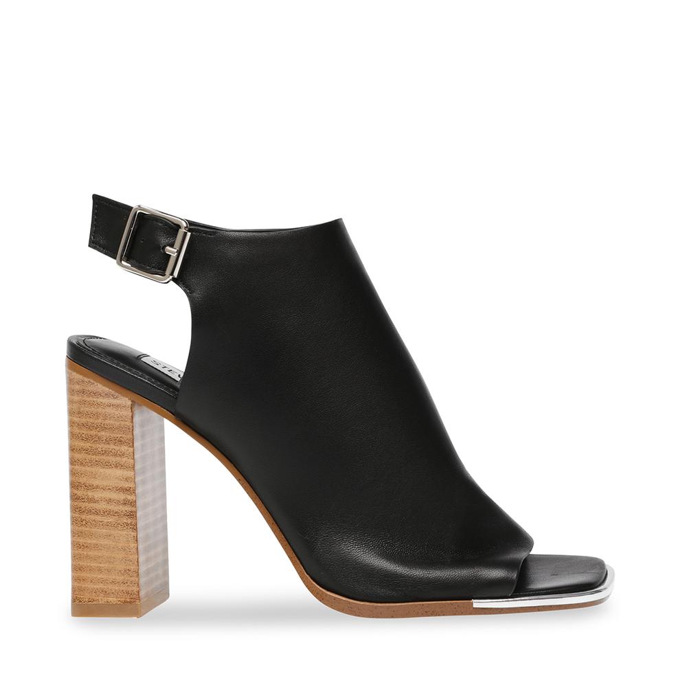 Steve Madden Women DELANCEY BLACK LEATHER