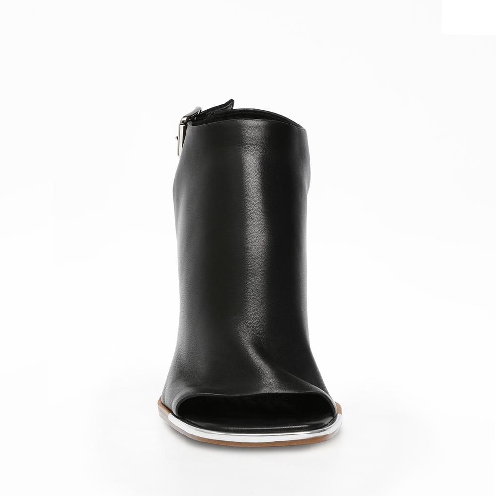 Steve Madden Women DELANCEY BLACK LEATHER