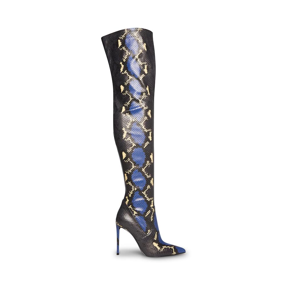 Steve Madden Women VAVA BLUE SNAKE