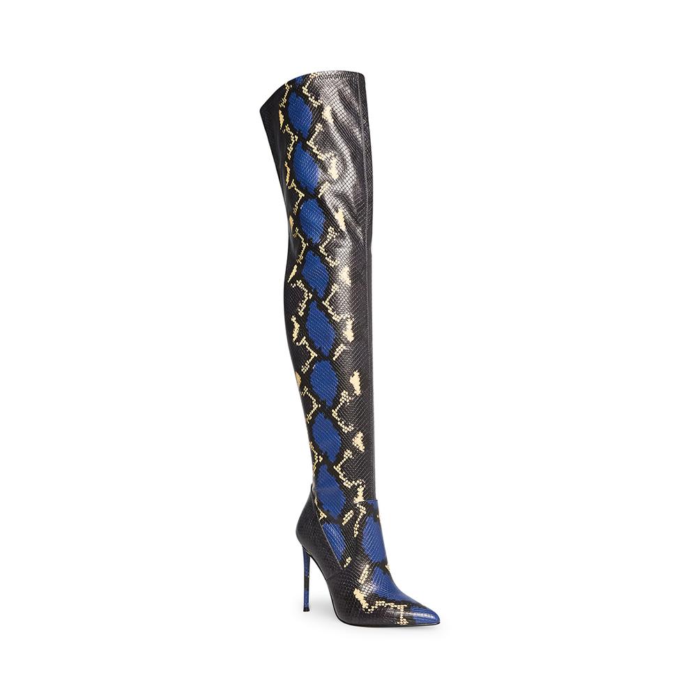 Steve Madden Women VAVA BLUE SNAKE