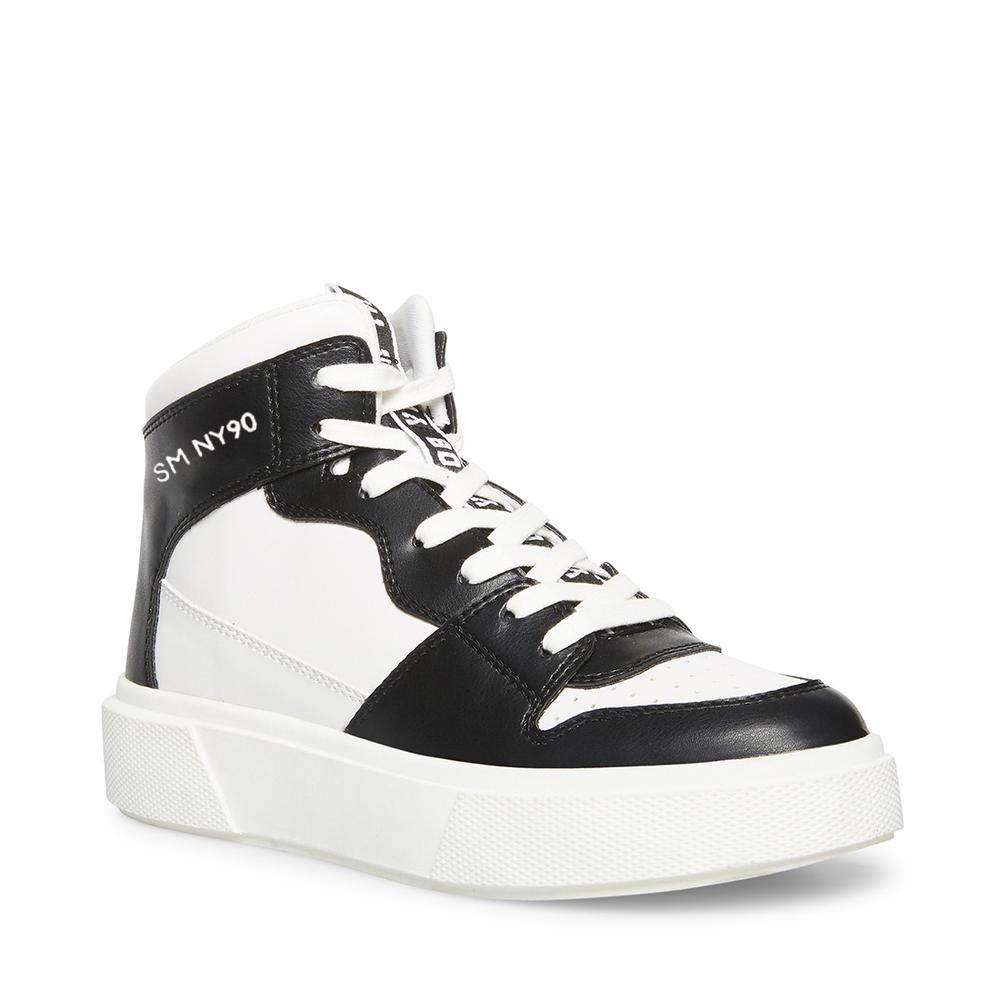 Steve Madden Women HOOP BLACK/WHITE