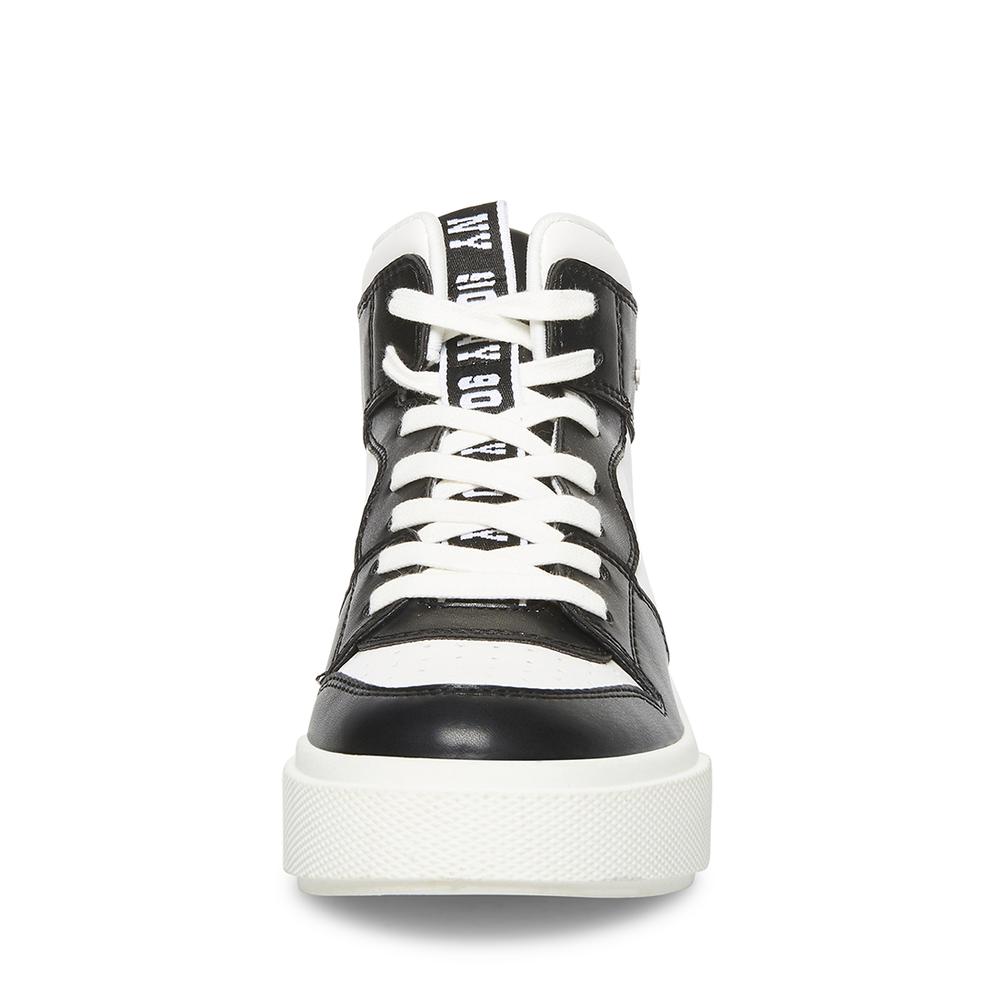 Steve Madden Women HOOP BLACK/WHITE