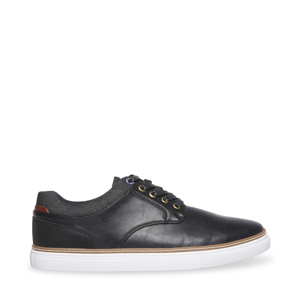 Steve Madden Men GULLY BLACK LEATHER