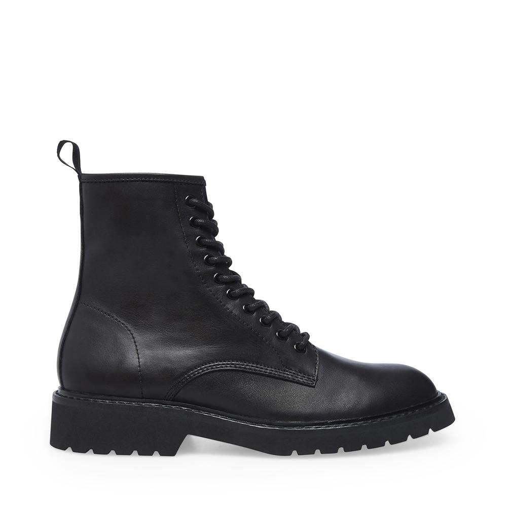 Steve Madden Men TYPHOON BLACK LEATHER