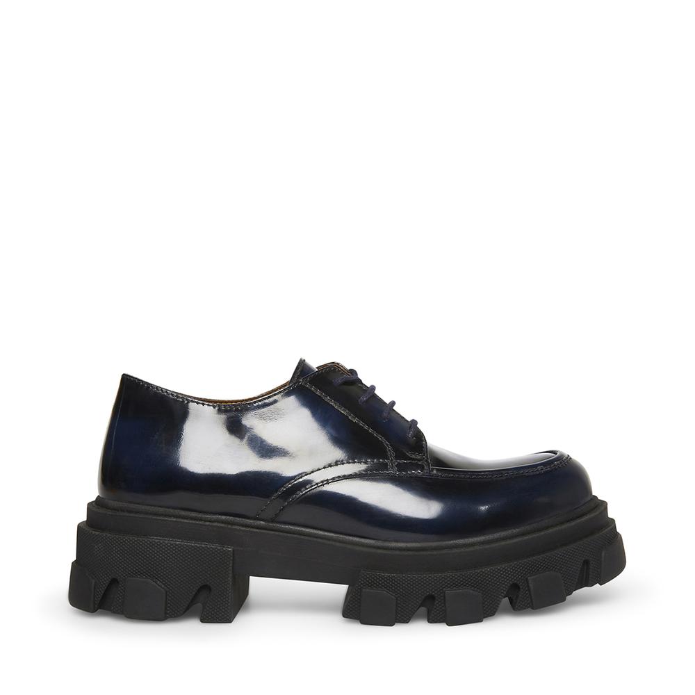 Steve Madden Women HELGA NAVY LEATHER