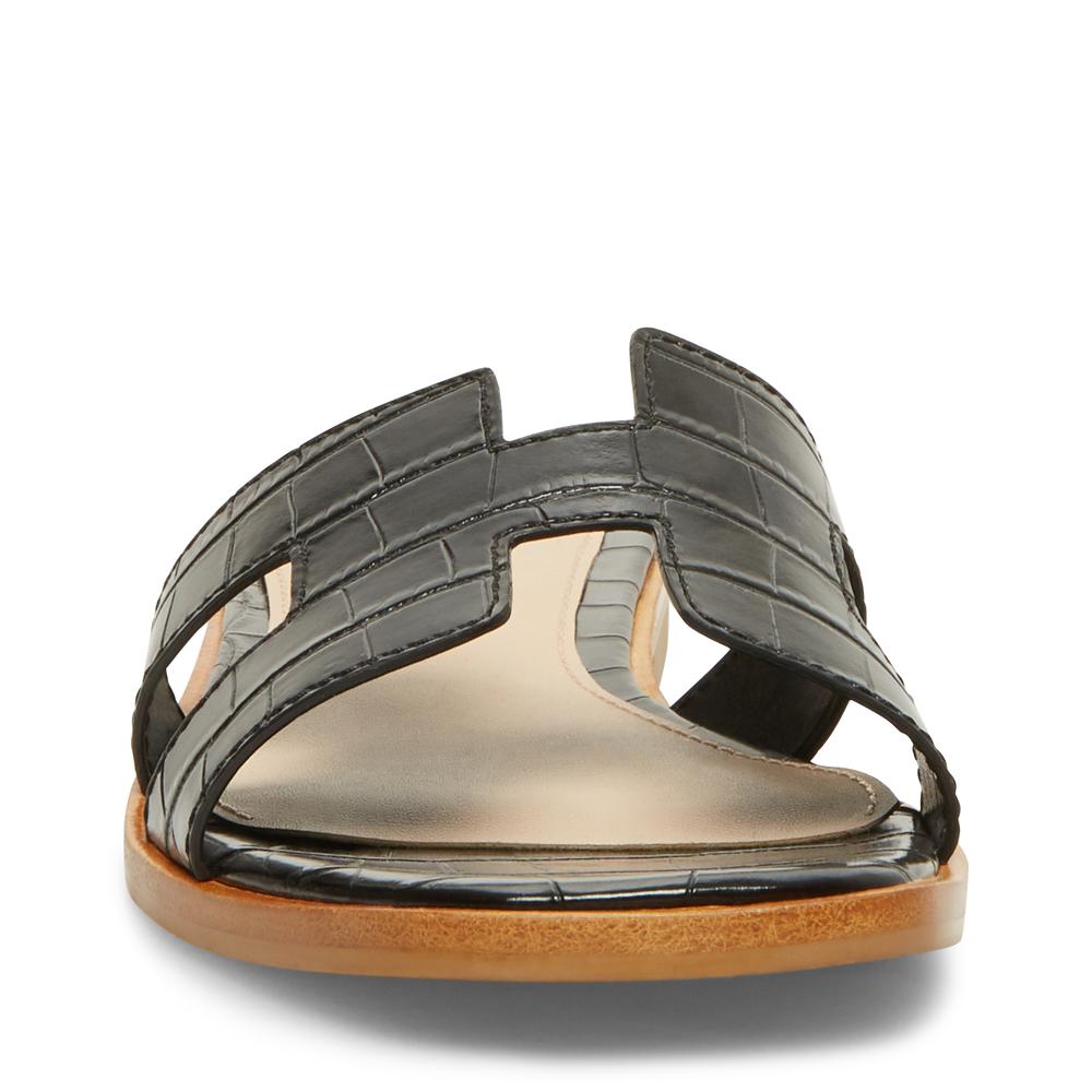 Steve Madden Women HADYN BLACK CROCODILE