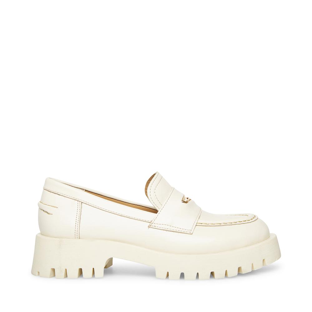 Steve Madden Women LAWRENCE BONE LEATHER