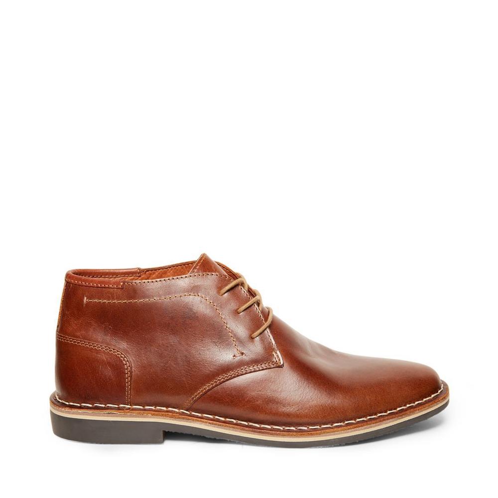 Steve Madden Men HARKEN COGNAC LEATHER