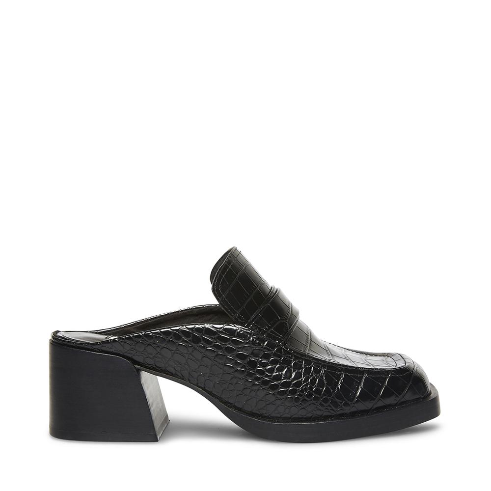 Steve Madden Women FANTINE BLACK CROCODILE