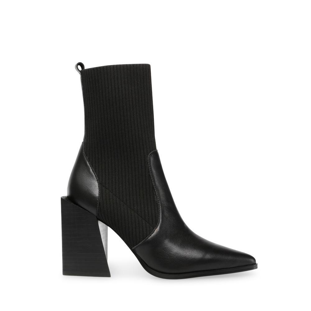 Steve Madden Women TACKLE BLACK LEATHER