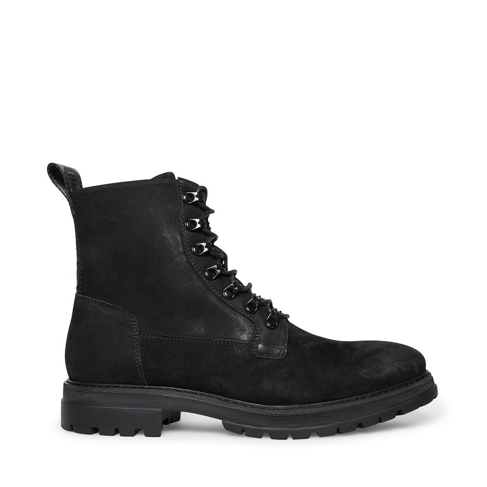 Steve Madden Men MOTTO BLACK NUBUCK