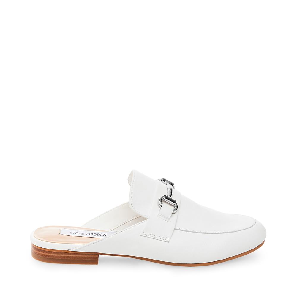 Steve Madden Women KANDI WHITE LEATHER