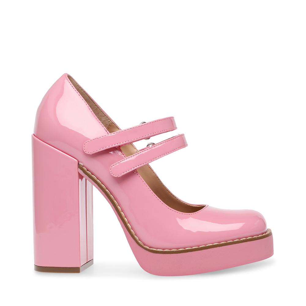 Steve Madden Women TWICE PINK PATENT