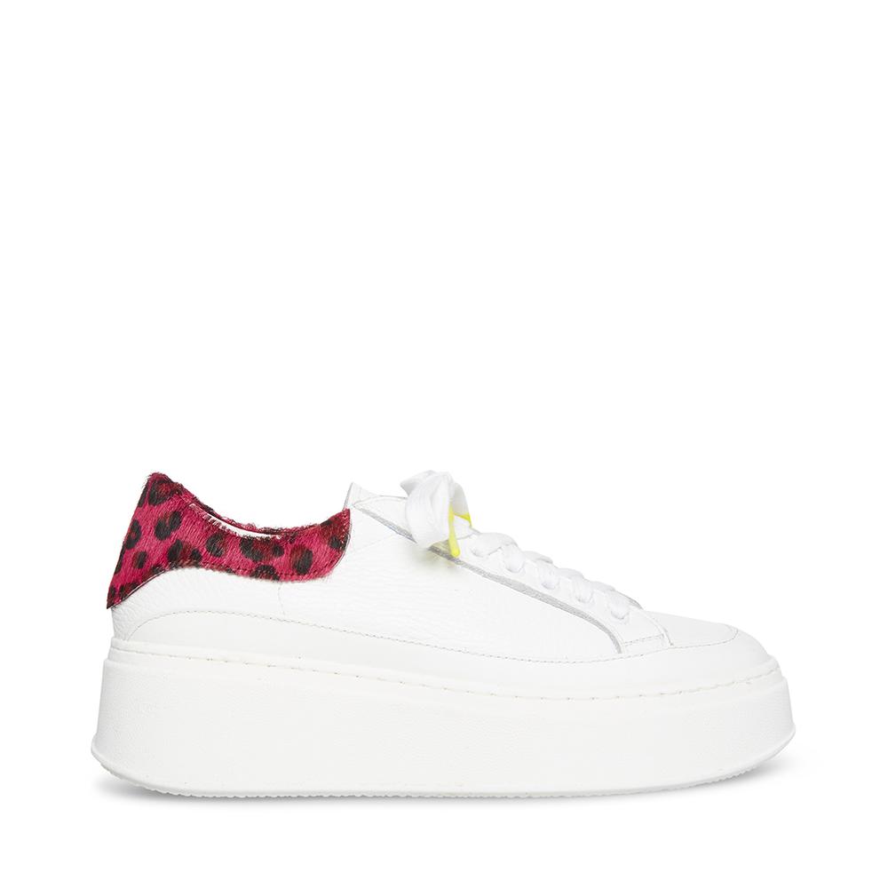 Steve Madden Women IBBY WHITE FUSCHIA