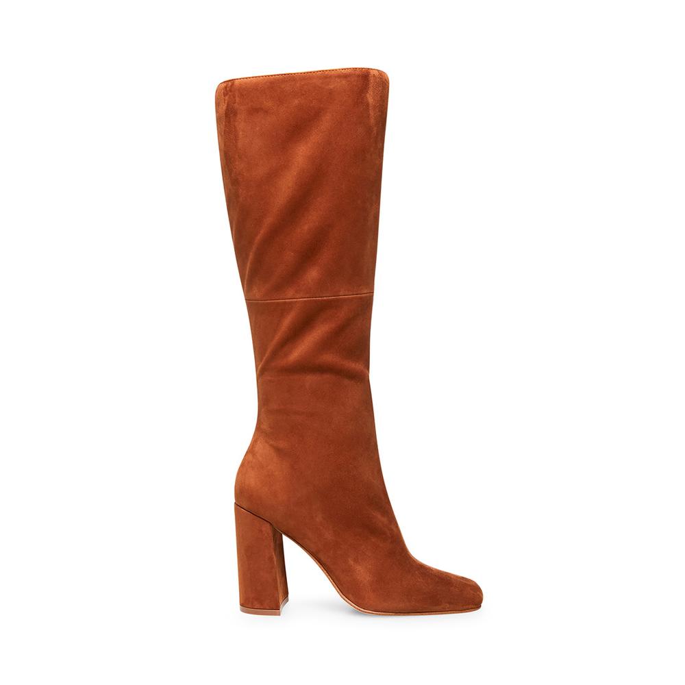 Steve Madden Women LEILANA CHESTNUT SUEDE