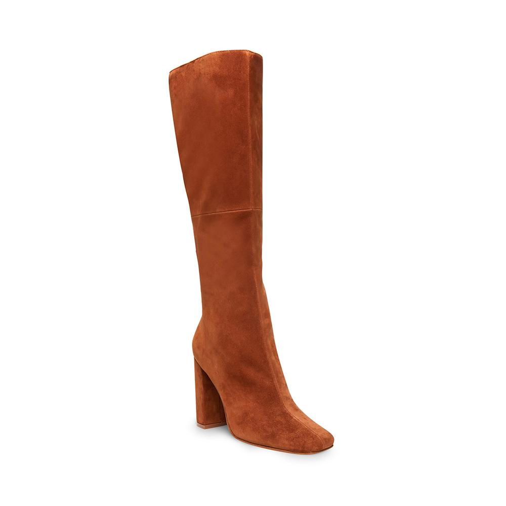 Steve Madden Women LEILANA CHESTNUT SUEDE