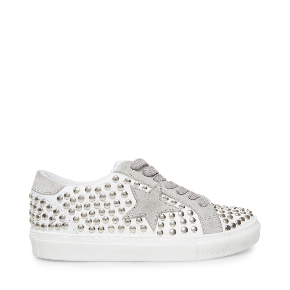 Steve Madden Women TURNER WHITE WITH STUDS