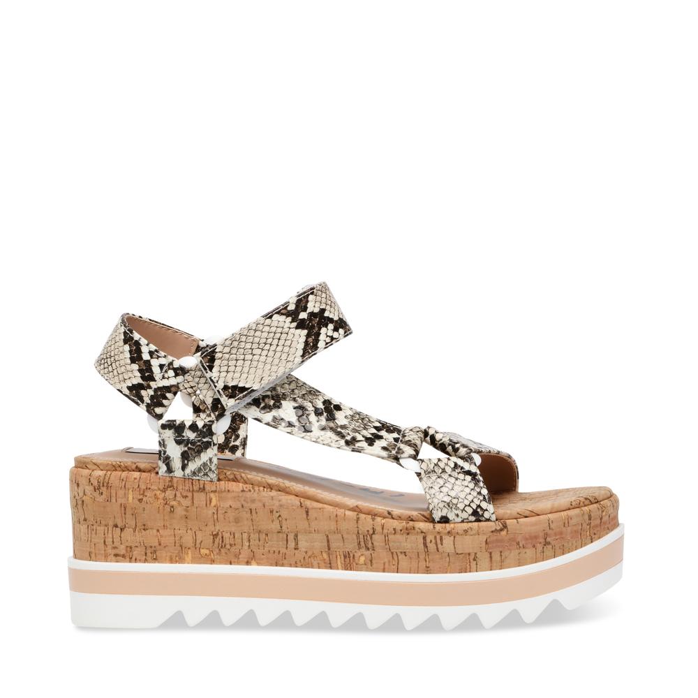 Steve Madden Women MIMICH NATURAL MULTI
