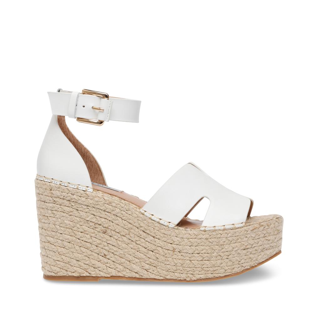 Steve Madden Women JACKAL WHITE LEATHER