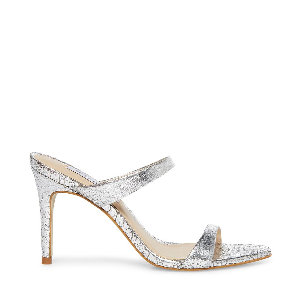 Steve Madden Women ROSALINA SILVER LEATHER