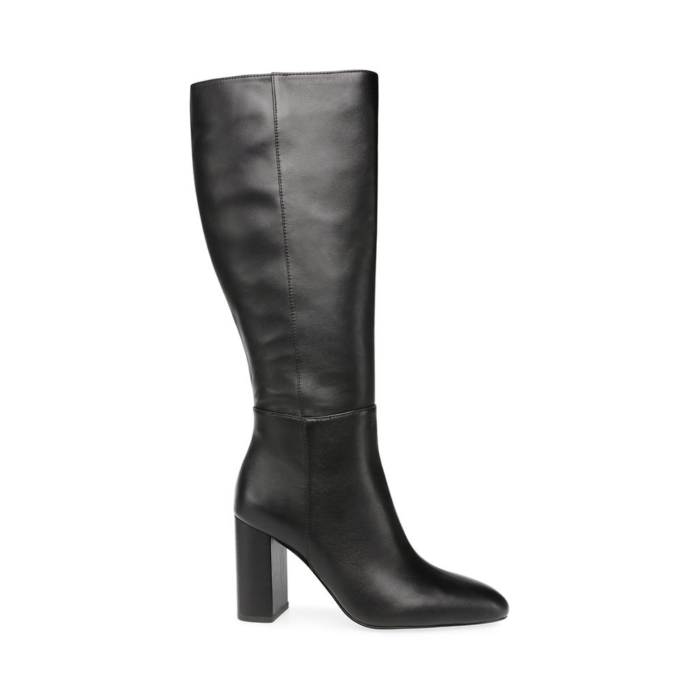 Steve Madden Women NINNY BLACK LEATHER