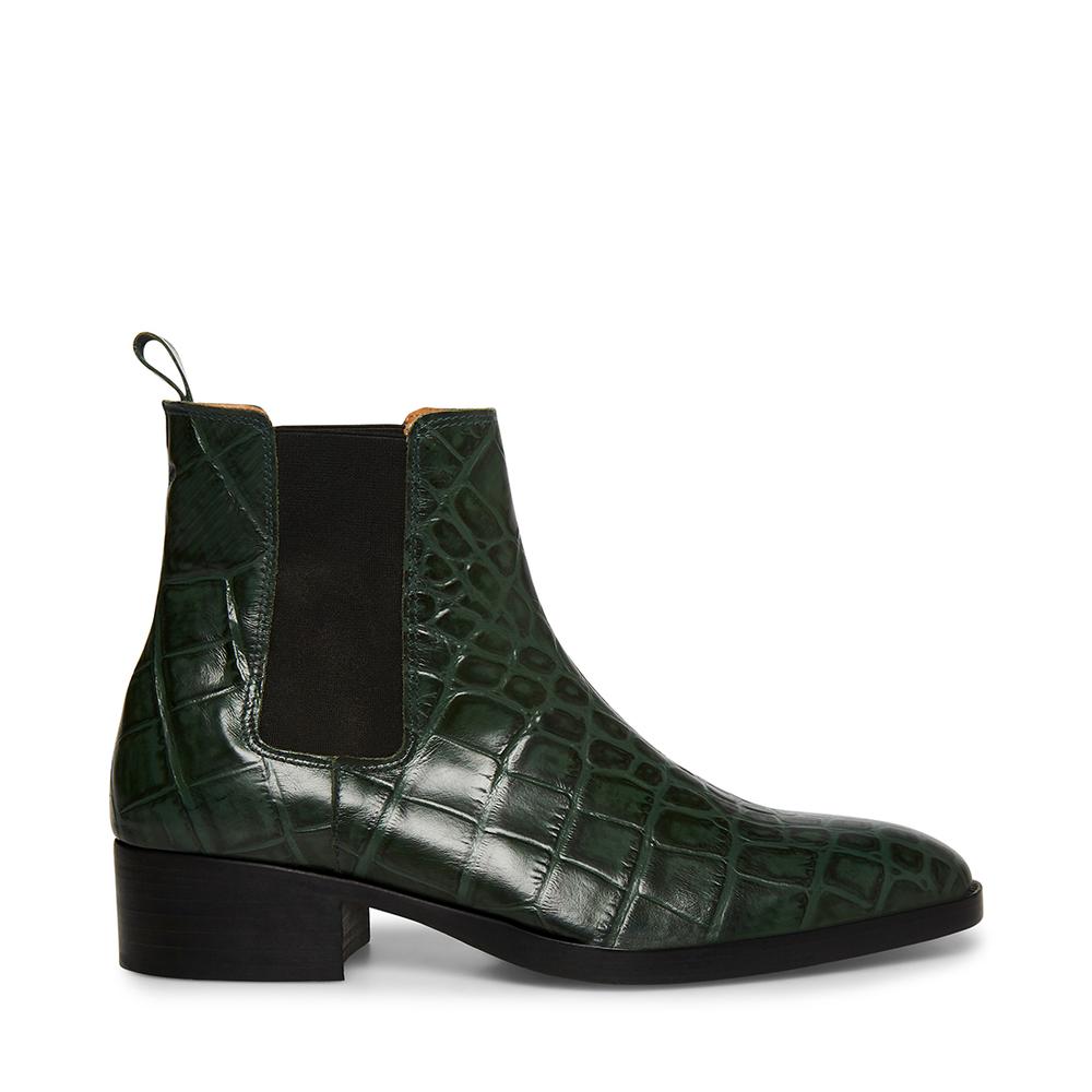 Steve Madden Men DEX-C GREEN CROCODILE