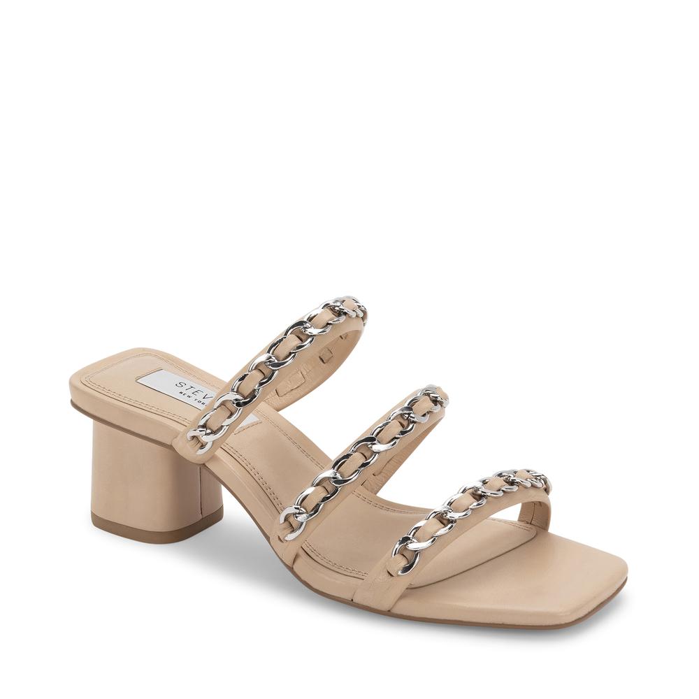 Steve Madden Women LINKS TAN LEATHER