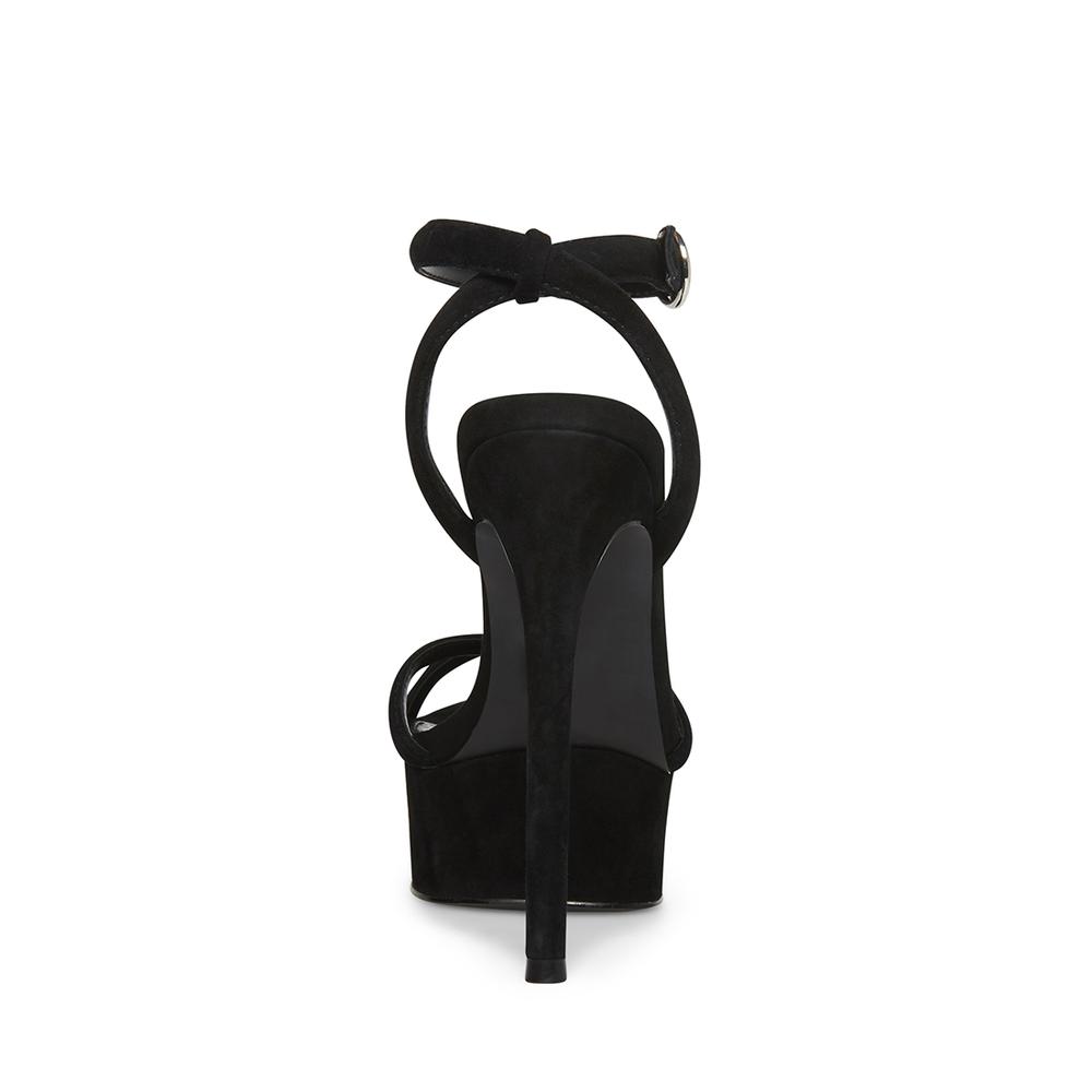 Steve Madden Women MARCIANA BLACK SUEDE