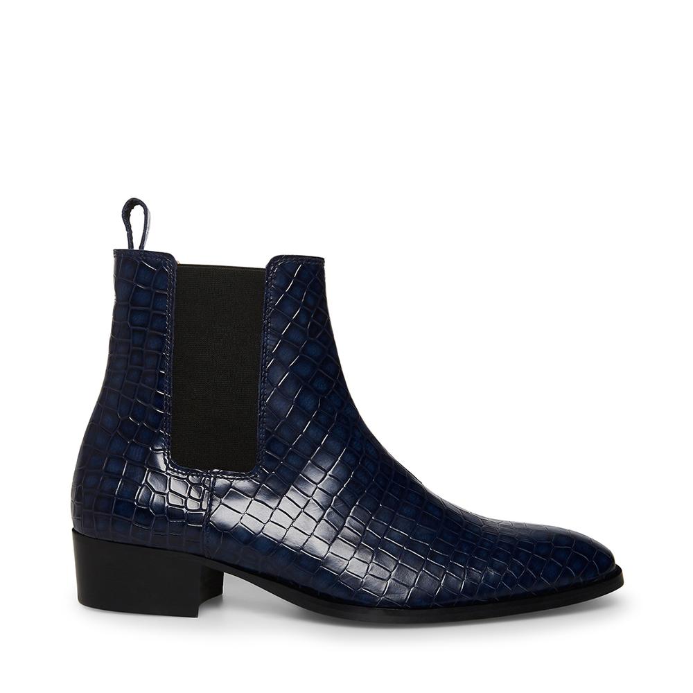 Steve Madden Men DEX-C BLUE CROCODILE