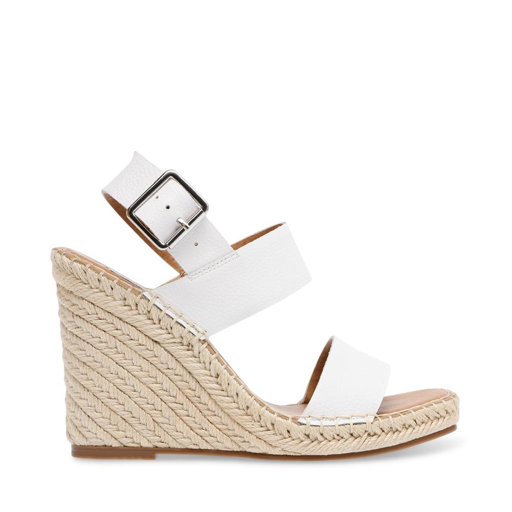 Steve Madden Women MERIDIAN WHITE LEATHER