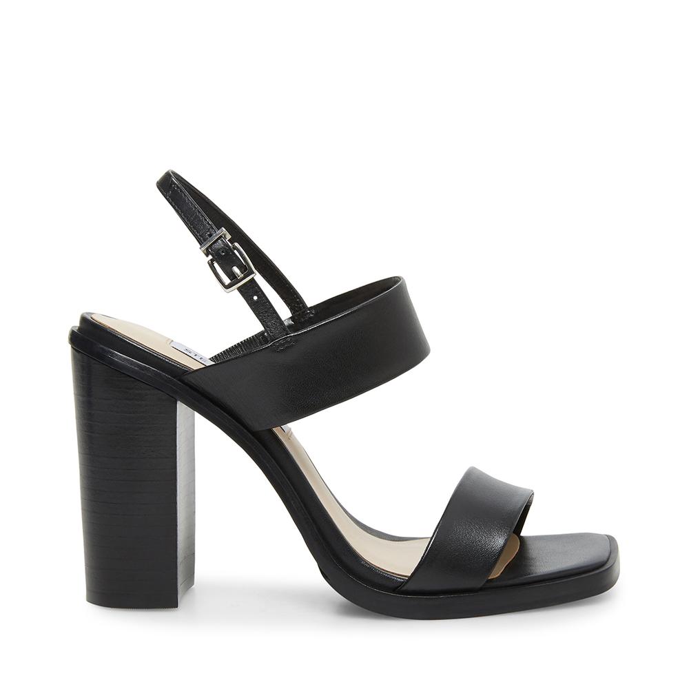 Steve Madden Women IRELYN BLACK LEATHER