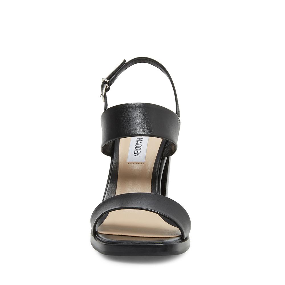 Steve Madden Women IRELYN BLACK LEATHER
