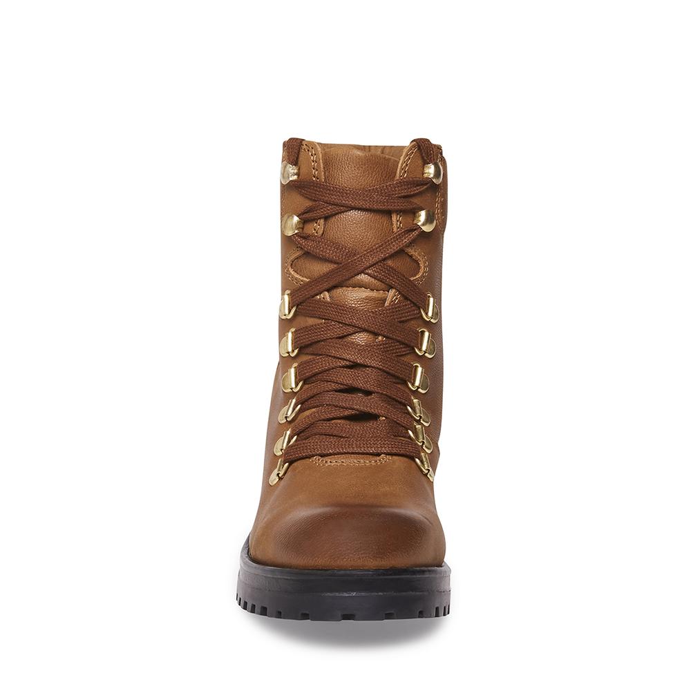 Steve Madden Women GALWAY COGNAC LEATHER - Click Image to Close