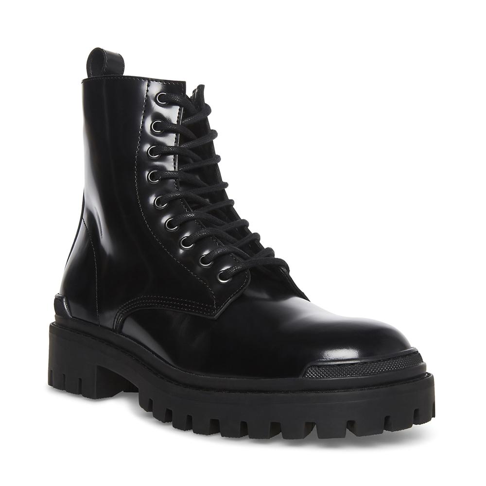 Steve Madden Men HALEN2 BLACK PATENT