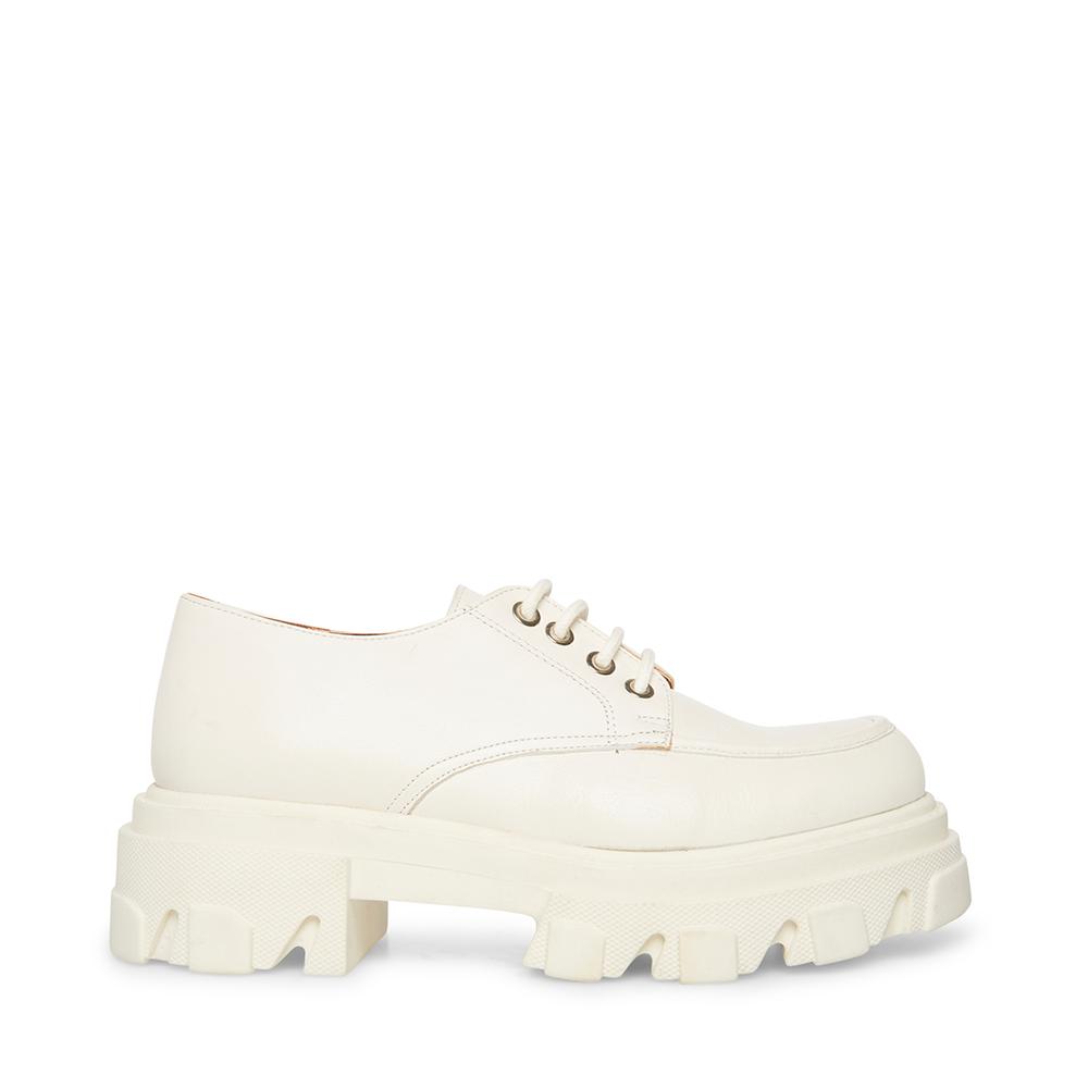 Steve Madden Women HELGA WHITE LEATHER