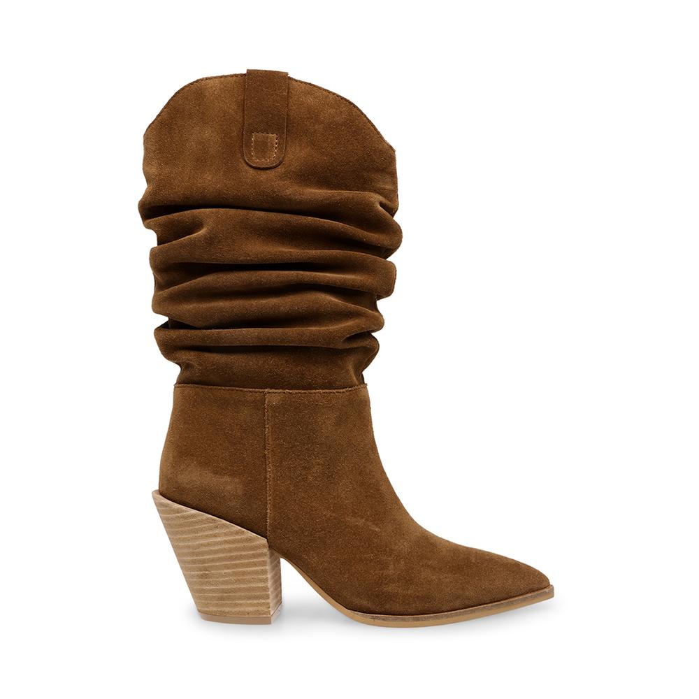 Steve Madden Women TEXANA CHESTNUT SUEDE