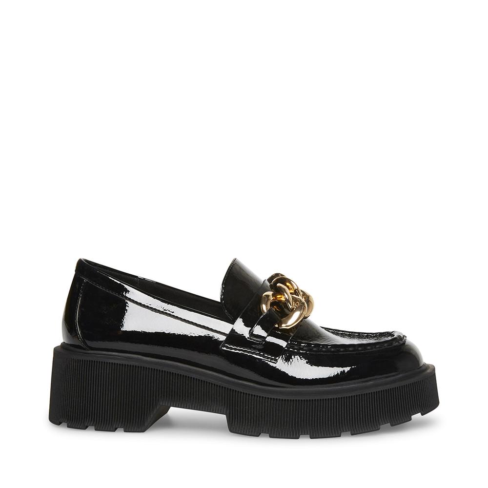 Steve Madden Women MEADOW BLACK PATENT