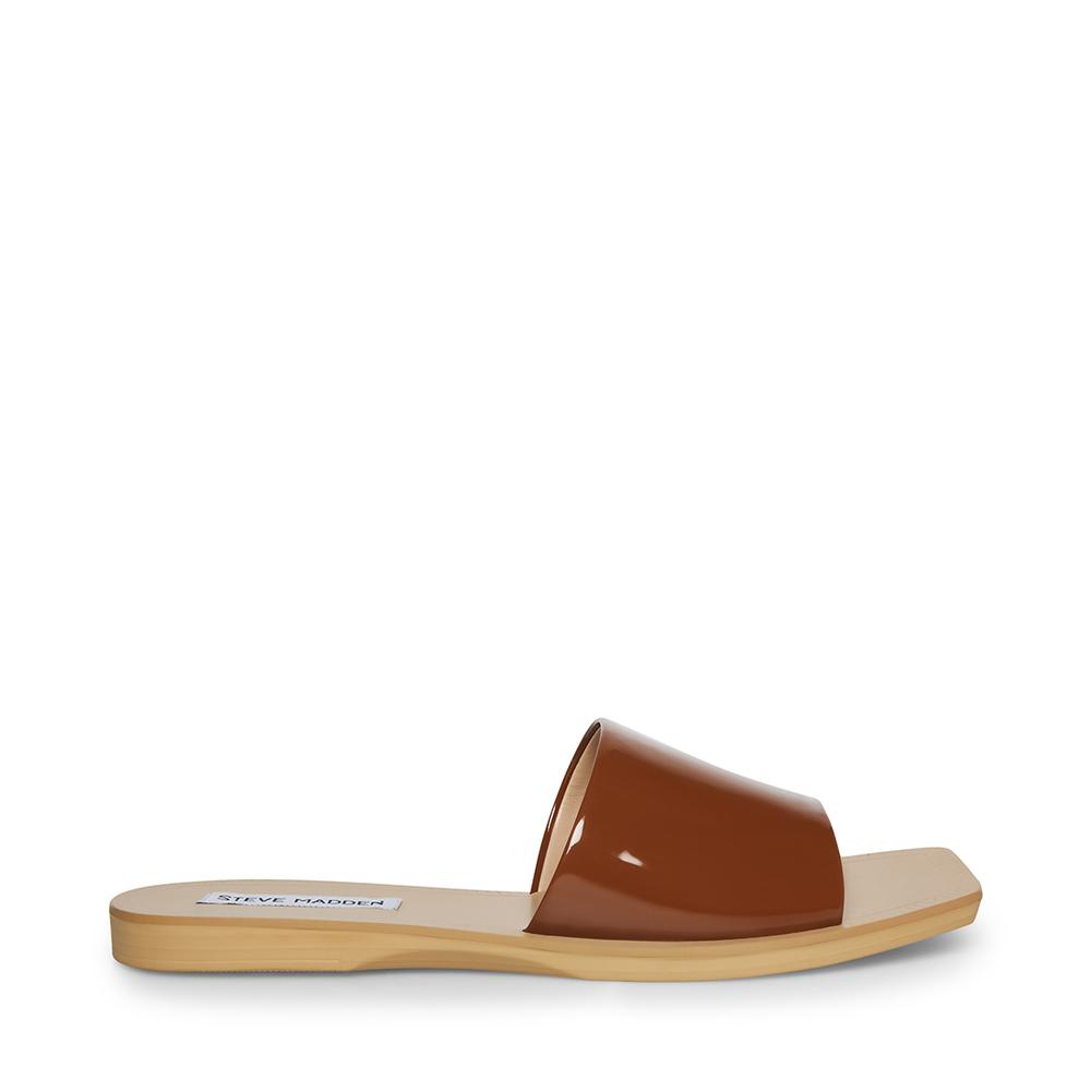 Steve Madden Women NIXI COGNAC PATENT