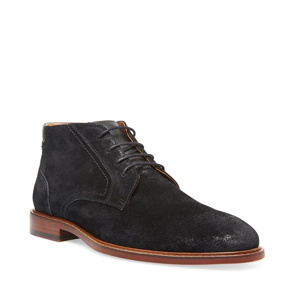 Steve Madden Men CADWYN BLACK SUEDE