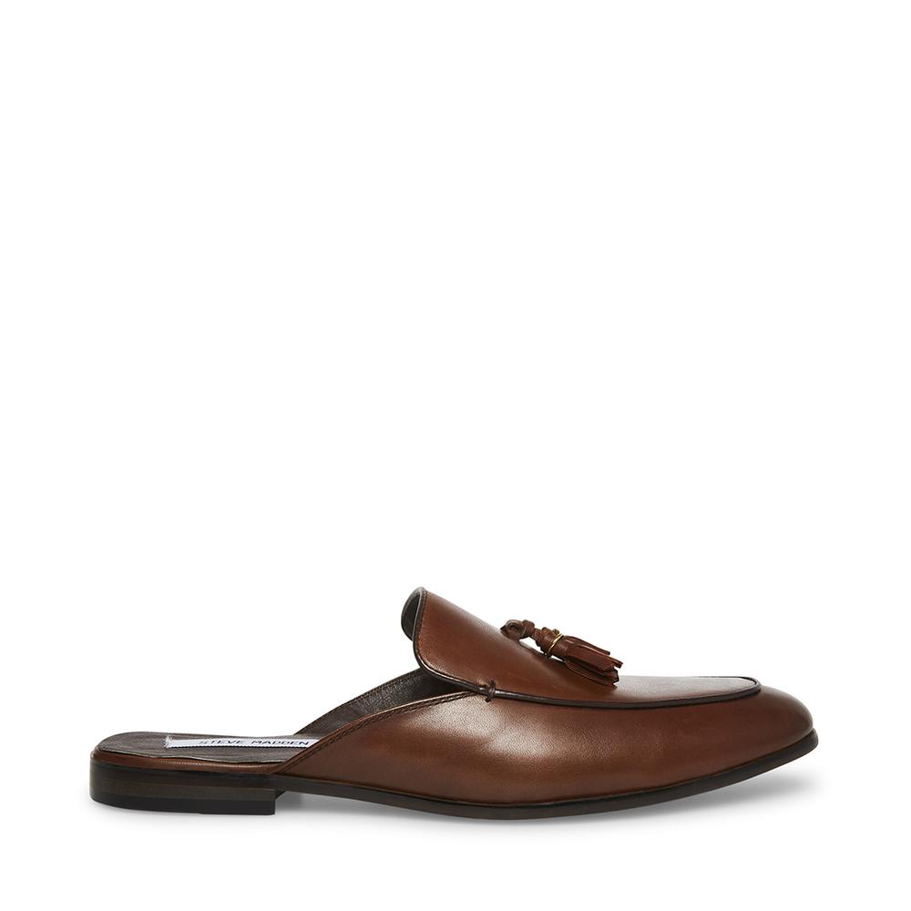 Steve Madden Men DAZLING-T BROWN LEATHER