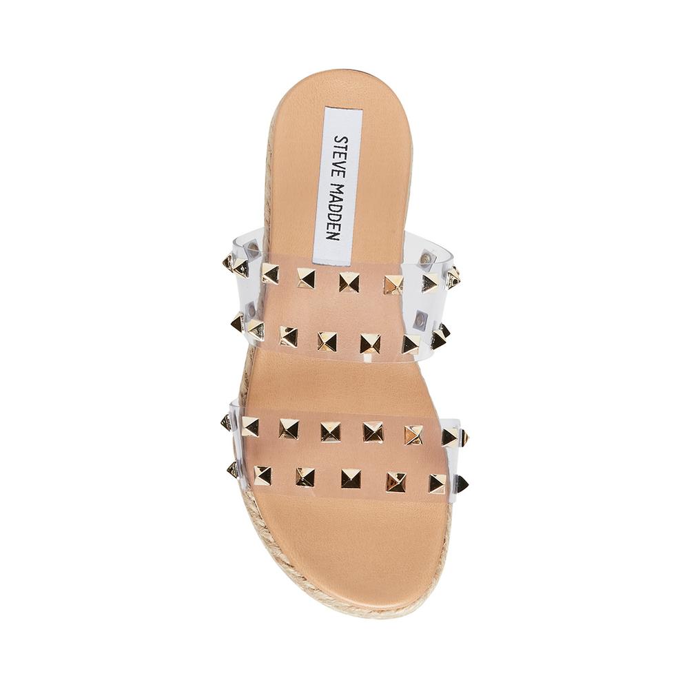 Steve Madden Women ARABELLA CLEAR - Click Image to Close